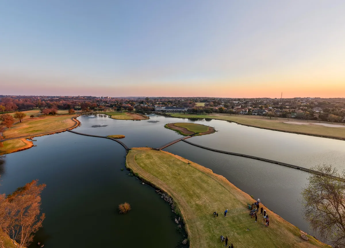 Golf course and lake at Centurion Country Club